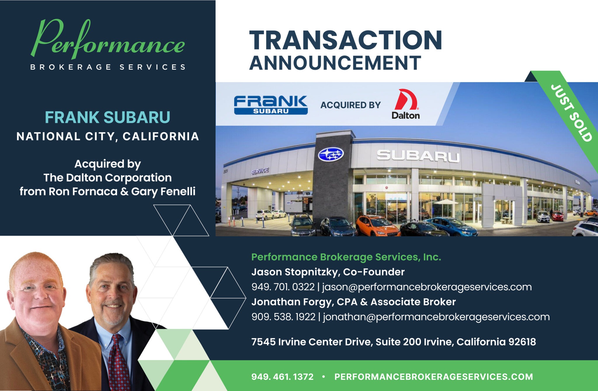 Performance Brokerage Services