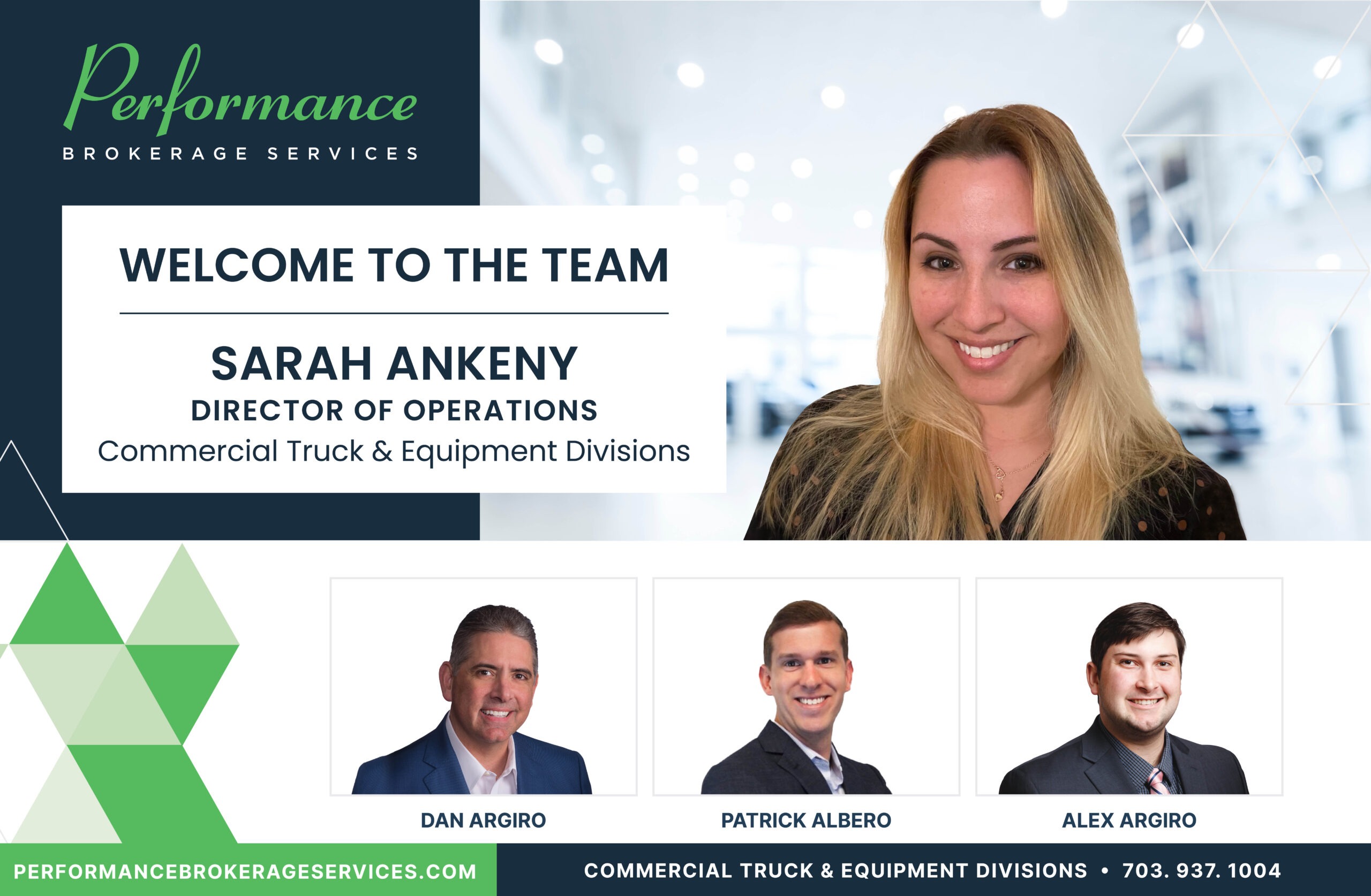 Welcome Sarah Ankeny