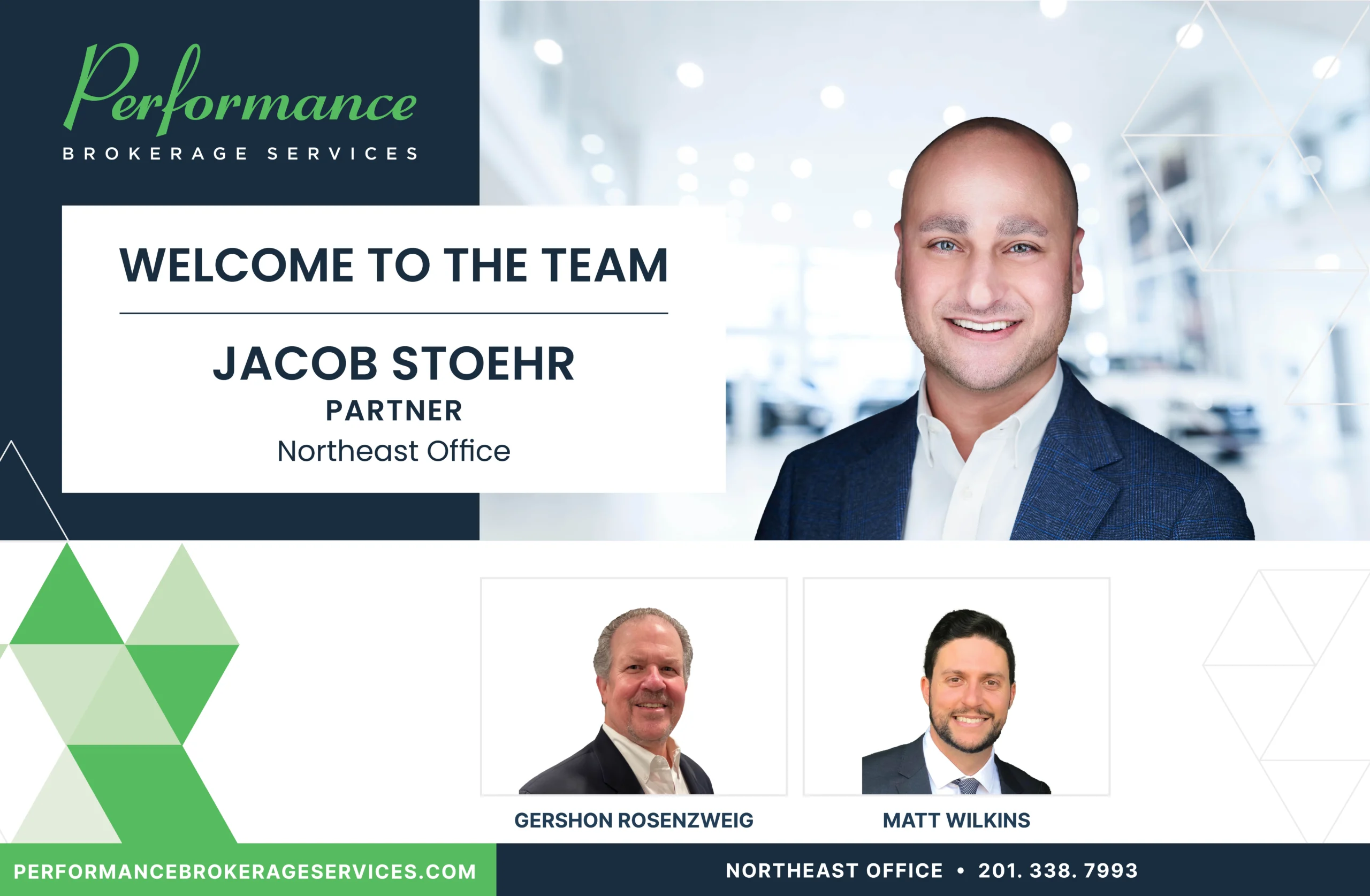 Welcome Jacob Stoehr