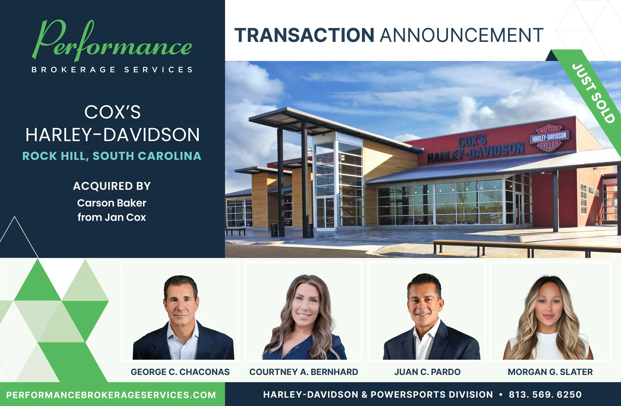 ox’s Harley-Davidson sells to Carson Baker with Performance Brokerage