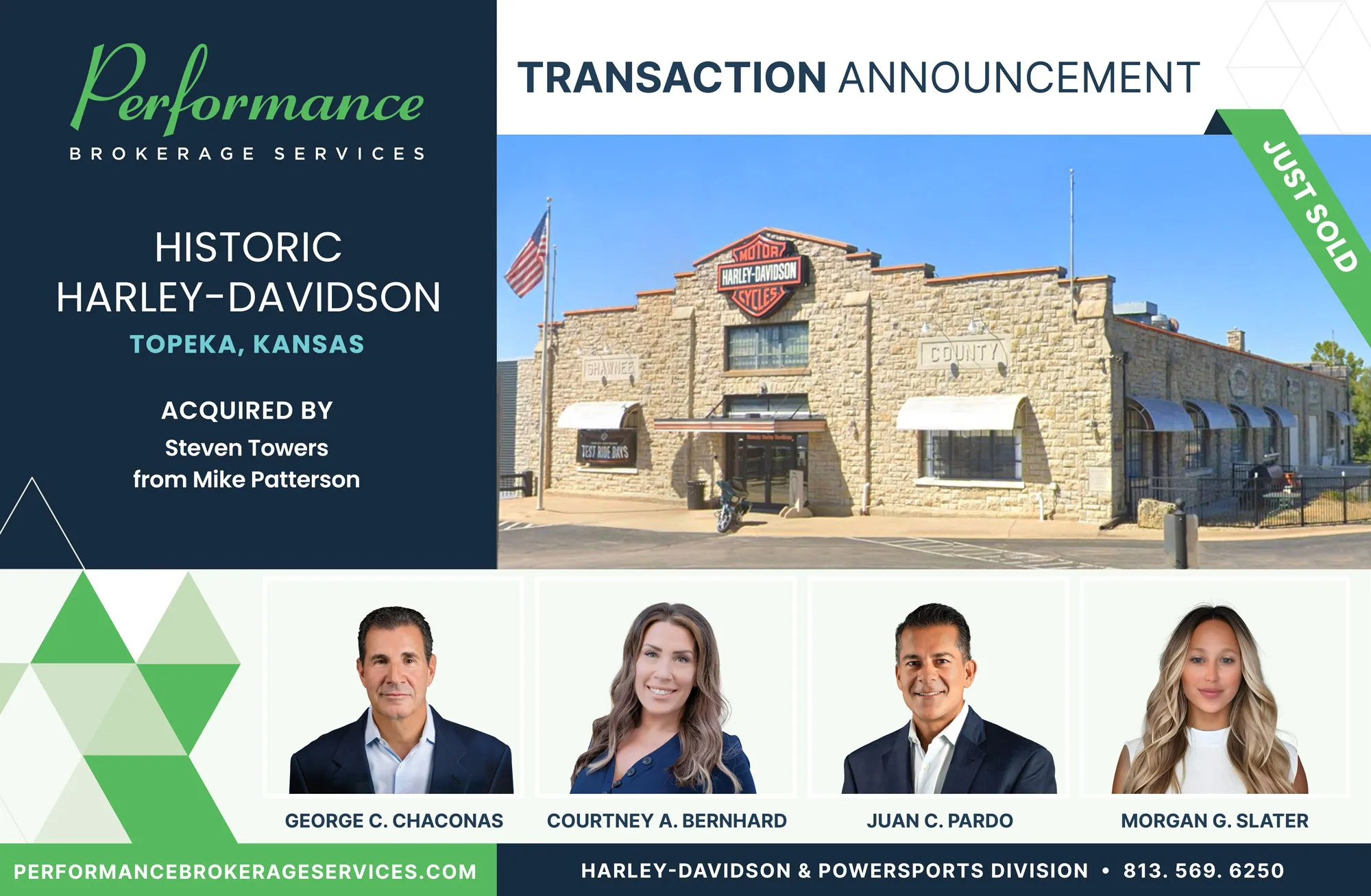 Historic Harley-Davidson sells to Steven Towers with Performance Brokerage